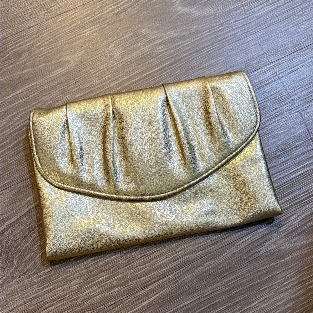 Vintage Gold Clutch Bag
